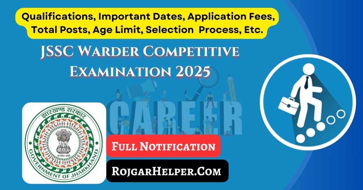 JSSC Warder Competitive Examination 2025