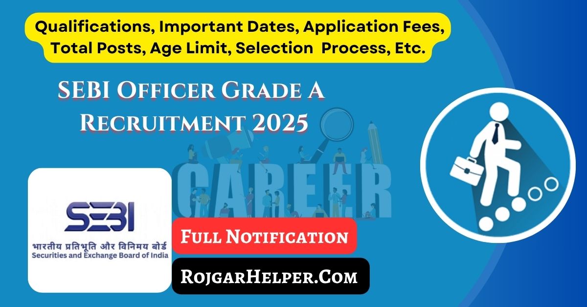SEBI Officer Grade A Recruitment 2025