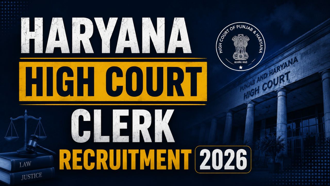 Haryana High Court Clerk Recruitment 2026